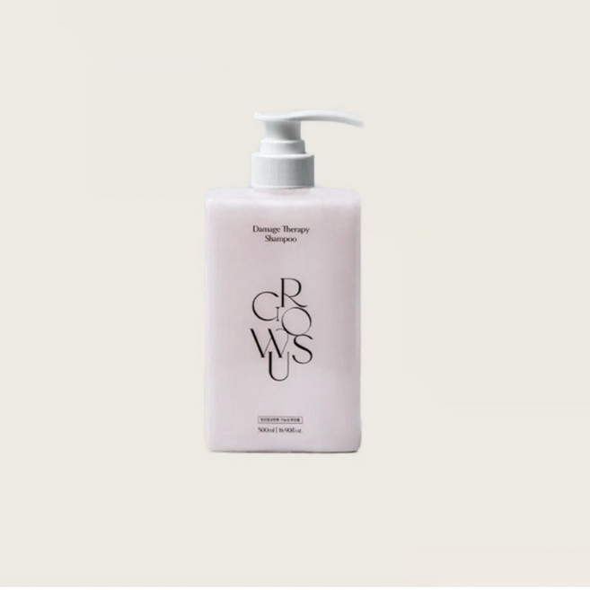 GROWUS Damage Therapy Shampoo 珍珠粉損傷修護洗髮精, 1個, 珍珠粉損傷修護洗髮精 500ml, 500ml