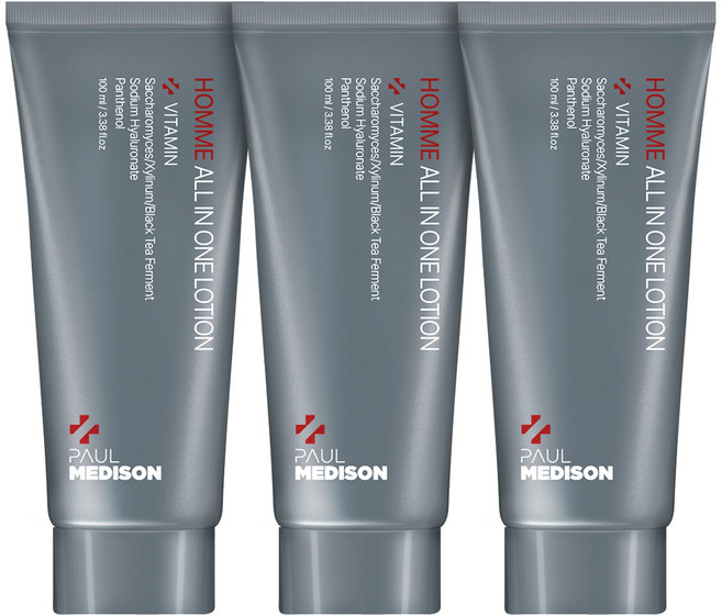 폴메디슨 옴므 비타민 올인원 로션, 3개, 100ml