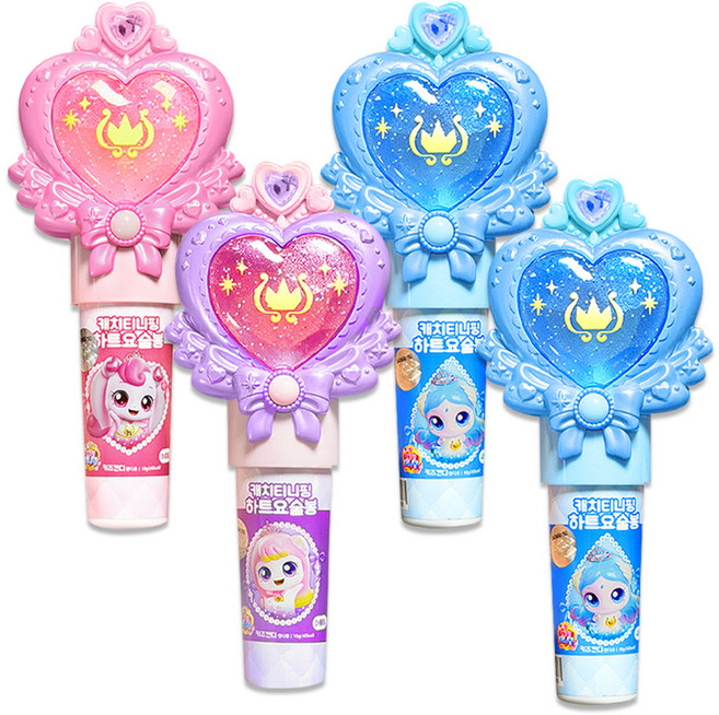 알쏭달쏭 캐치티니핑 하트요술봉 4개, 하츄1개 + 사뿐2개 +아름1개, 1세트