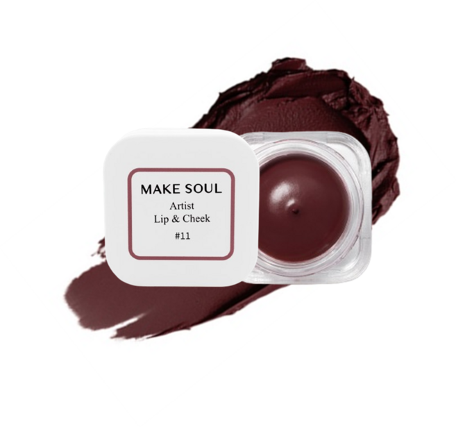 메크쏘울 아티스트 립앤치크 4.5g, 1개, 11 미드나잇 로즈우드