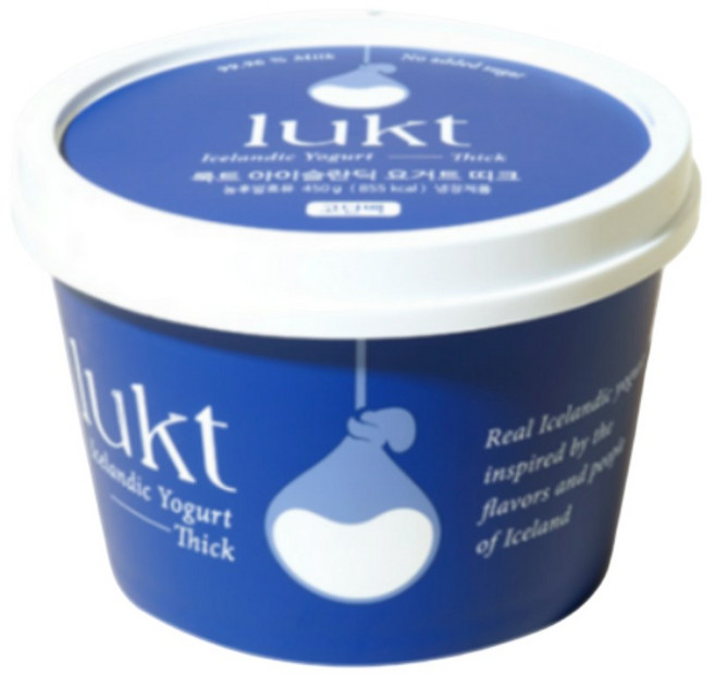룩트 그릭요거트 대용량 아이슬란딕 요거트 띠크 450g, 4개