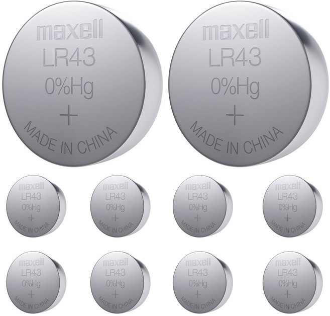 멕셀 LR43 1.5V 건전지 2개입 최근입고된배터리, 1개, 10개입