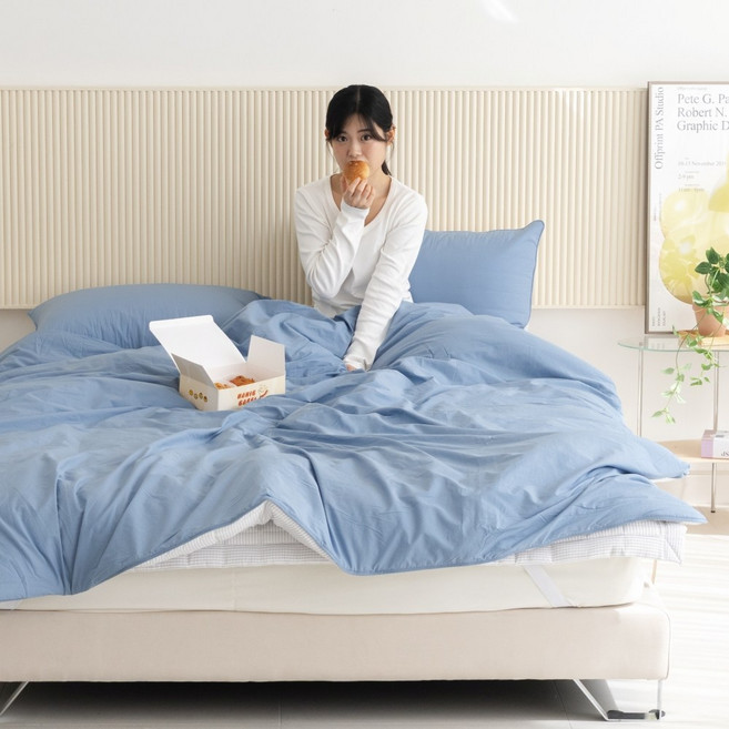 멜루나 100수 순면 모달 100% 호텔 차렵이불