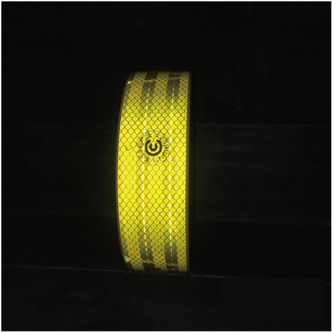 3M鑽石級反光貼紙 型號983 大車驗車專用 原裝進口, 黃(5公分*100公分), 1個