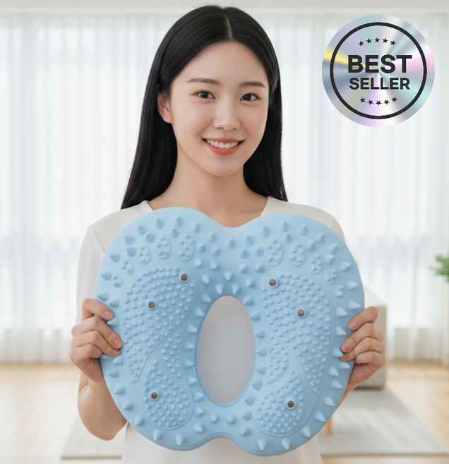 코어즈 웰니스텝 가정용 에어 지압 스텝퍼 천국의계단, 블루