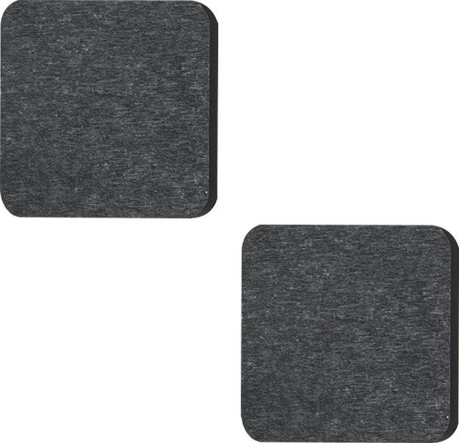A의취향 심플 규조토 트레이, S 2개, 차콜, 1세트