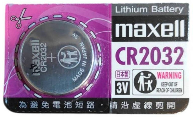 MAXELL CR2032 鈕扣電池, 1個, CR2032一顆/日本製