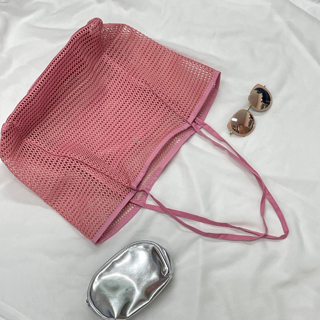 컬러인베리 메쉬 빅 숄더백