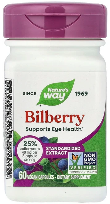 네이쳐스웨이 빌베리 스탠더다이즈드 캡슐, 60정, 1개 - 쿠팡