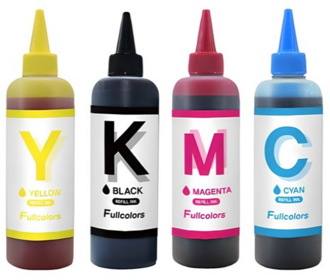 풀컬러즈 캐논 / HP / 삼성 / 엡슨 / LG / 브라더 호환리필잉크 250ml x 4종, 믹스, 3세트