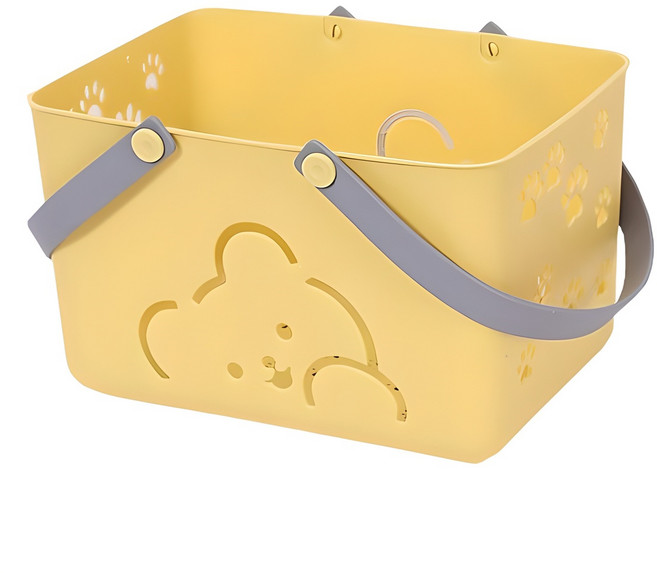 뷰레이터닷컴 헬로우 워터파크 수영장 샤워 바구니, 옐로우