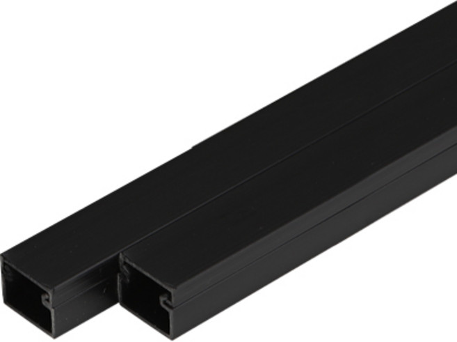 [티이디몰 1+1] 국산 비츠온 전선 몰딩 몰드 블랙 2EA=1SET, 2개, 블랙  1호