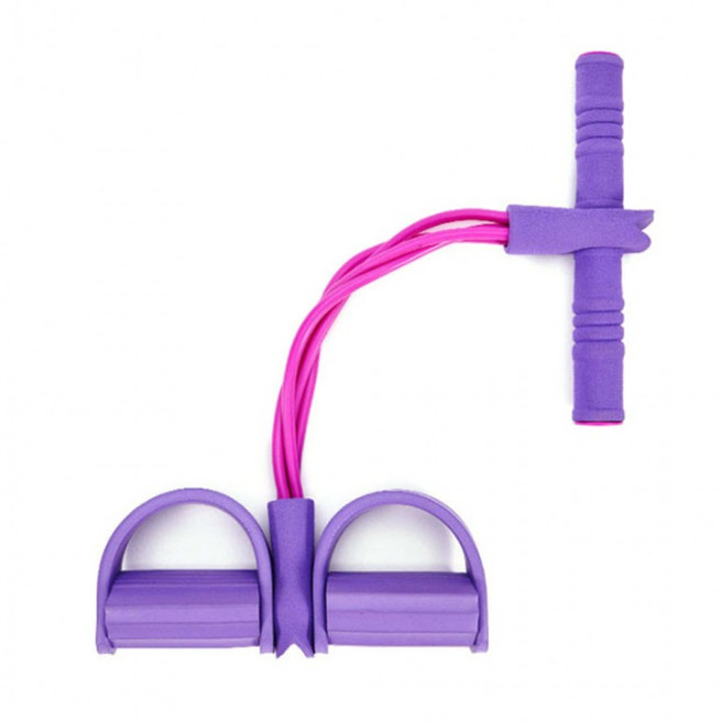 4줄 스트레칭 밴드 튜빙밴드 피트니스 복근운동기구_TR-2026001, 블루