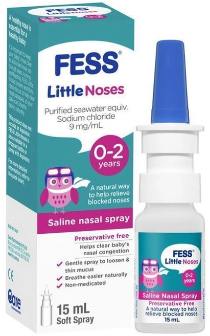 호주 fess 페스 리틀 노우즈 아기 코막힘 스프레이 유아용 Fess Little Noses Saline Nose Spray Single, 1개, 15ml - 쿠팡
