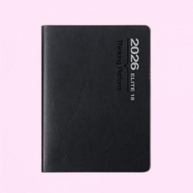 양지다이어리 2026 엘리트18 다이어리, 블랙, 1개