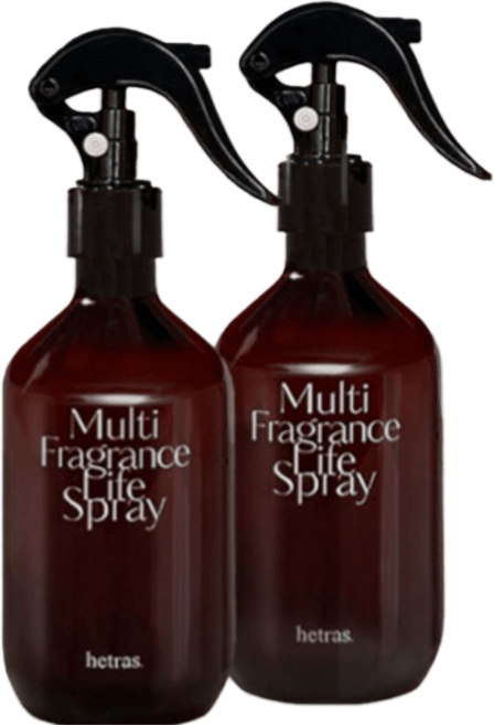 헤트라스 섬유탈취제 멀티스프레이 2개, 그레이프프루트, 1세트