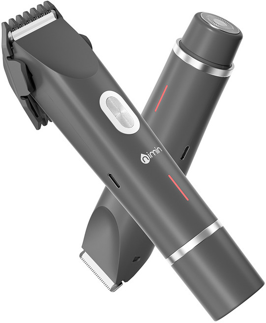 nimin 여성 브라질리언 제모기 비키니라인 면도기 Y존 제모기 모근제거기, 다크그레이, ZB-0236L, 전기면도기