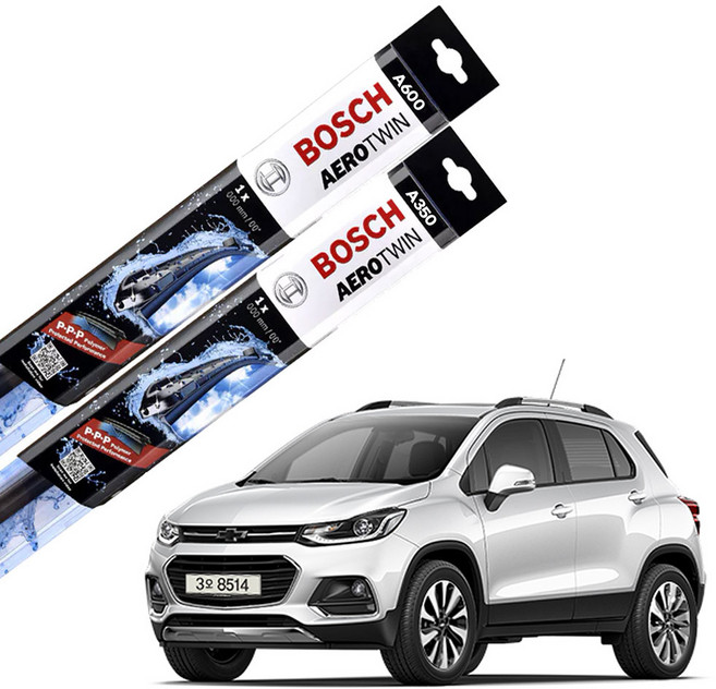 더 뉴 트랙스 보쉬 와이퍼 뉴 에어로트윈 EPDM A600+A350 (2개 1세트)
