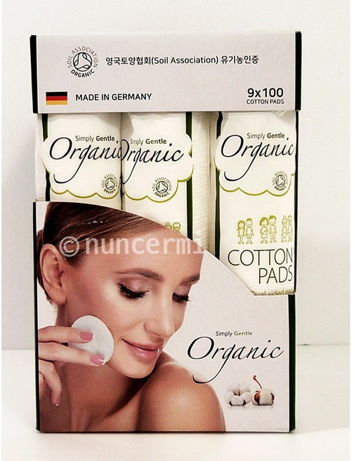 오가닉 화장솜 솜 | 심플리 젠틀, 1, 100개입, 한 박 스