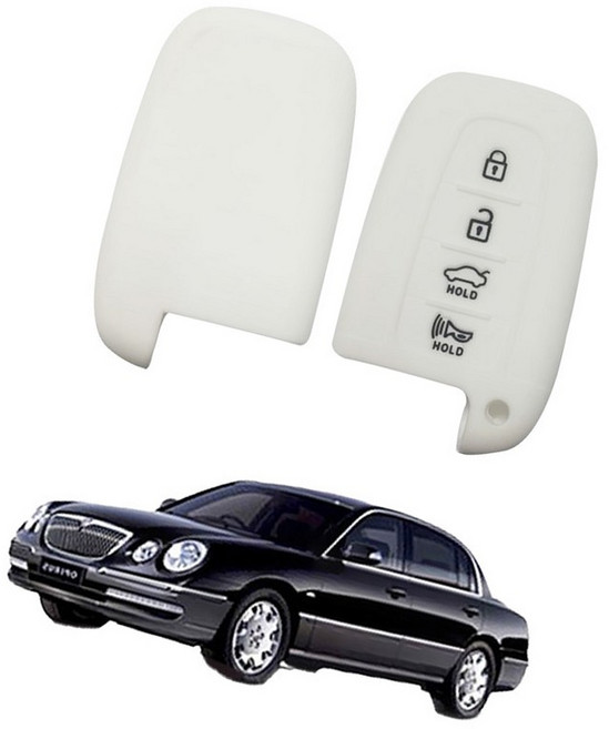 뉴오피러스 2006-2011 스마트키 케이스 충격방지 커버 키홀더, 그린