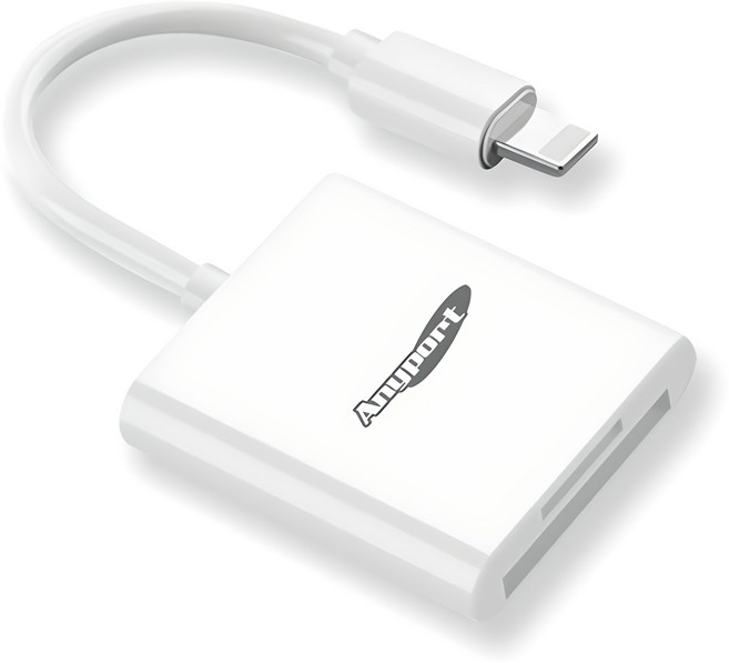 애니포트 8핀 OTG 카드리더기, AP-ICR20, 1개