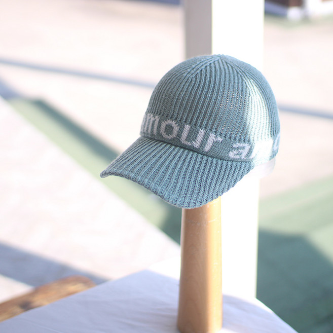 국내제작 스몰사이즈 면니트 봄여름 골프운동걷기 여자니트캡 모자