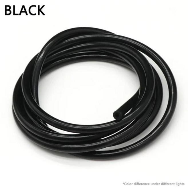 키보드스킨 1 ID 1 2 3 4 5 6 7 8 9 10 mm 실리콘 튜브 유연한 고무 호스 식품 등급 청량 음료 파이프 커넥터, Black_ID 3mm OD 5mm, ID 3mm OD 5mm, 1개