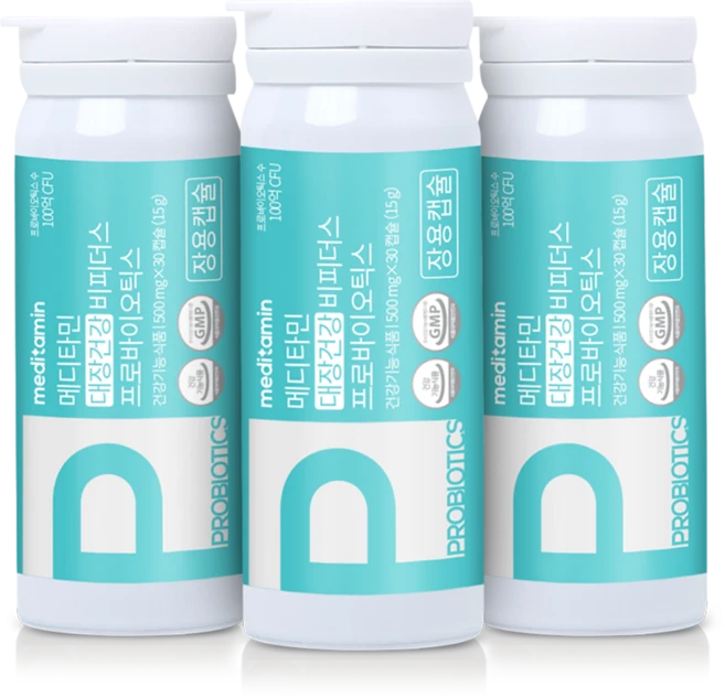 메디타민 대장건강 비피더스 프로바이오틱스 유산균 비피더스균 투명한 정보공개, 30정, 3개 - 쿠팡