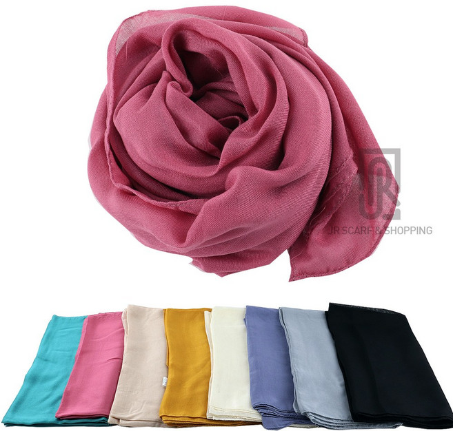 텐셀 100% 무지 면 스카프 머플러 남자 여자