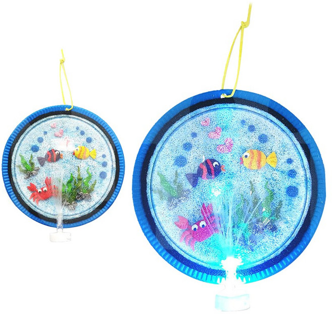 토단 여름이야기 만들기 5인 세트 LED 램프 벽걸이