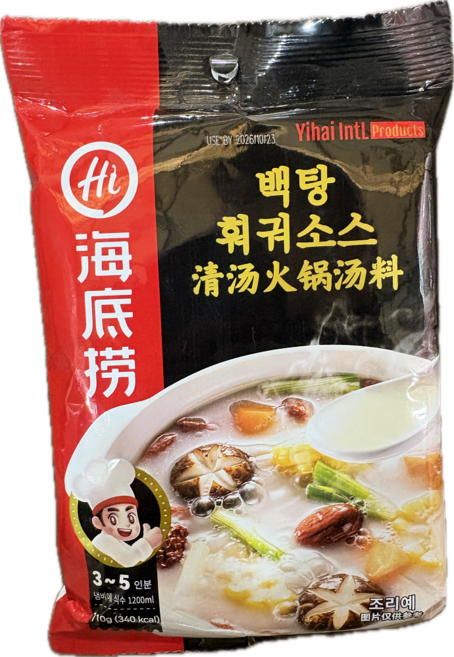 하이디라오 백탕 훠궈소스, 110g, 1개
