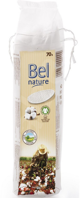 독일 유기농 화장솜 벨네이처 Bel Nature 70매 x 1 봉지, 1개