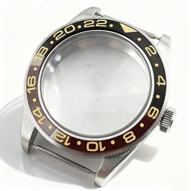 호환 39mm 실버 시계 케이스 돔형 사파이어 크리스탈 NH34 NH35 NH36 ETA2824 PT5000 자동 무브먼트용 튜더 블랙 베이 모드 부품, [04] Steel Back NH35, [04] A15