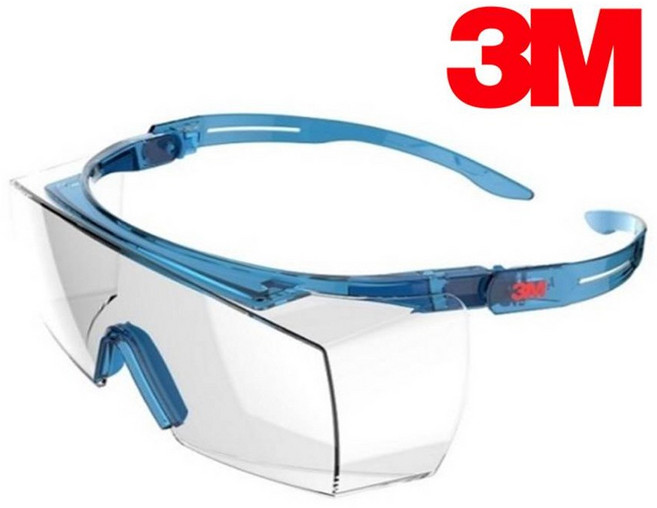 3M 보안경 SF-3701ASA 안경위에사용가능 보호안경 안전안경, 투명, 1개