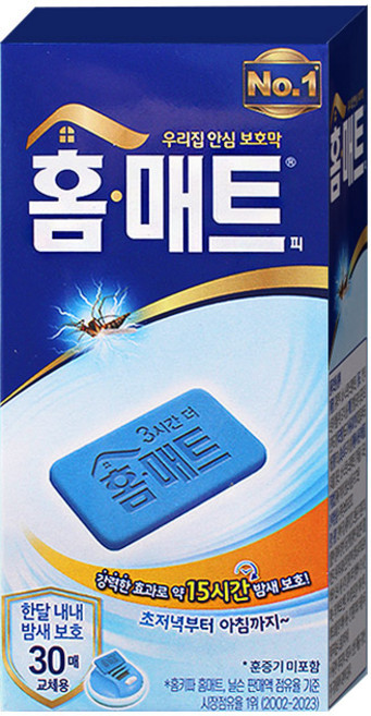 홈매트 홈매트피 교체용 리필 30매, 10개