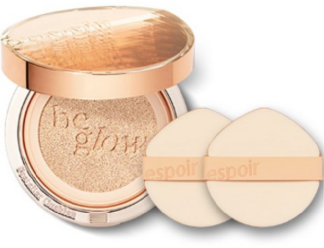 에스쁘아 프로 테일러 비 글로우 뉴클래스 쿠션 파운데이션 13g + 퍼프 2p 세트 SPF42 PA++, 바닐라, 1개