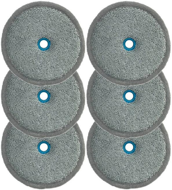 에브리봇 호환 극세사 물걸레패드 (엣지 쓰리스핀), 16cm, 6개