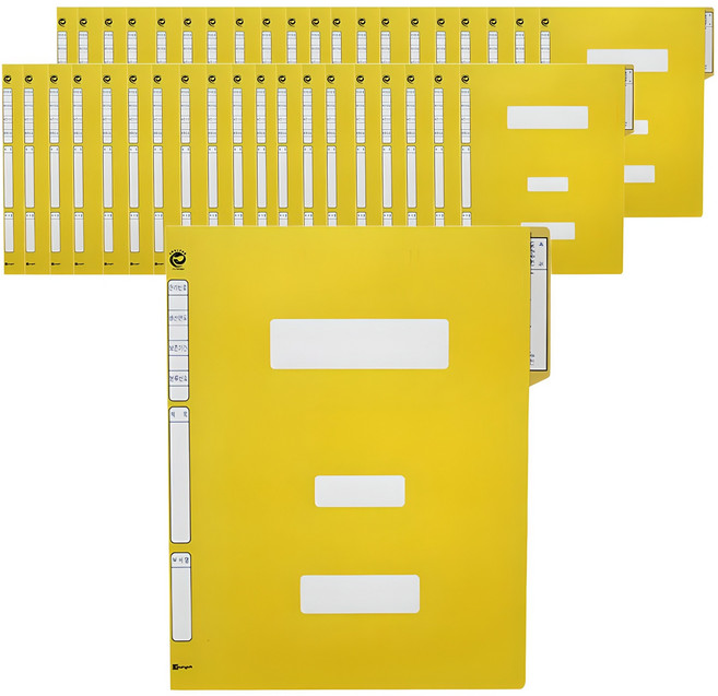 빅드림 정부화일 A4, 노랑, 40개