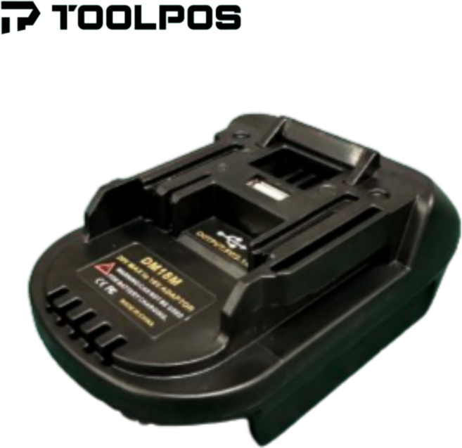 배터리 변환 젠더 어댑터 아답타 마끼다 디월트 밀워키 배터리 호환, 1개