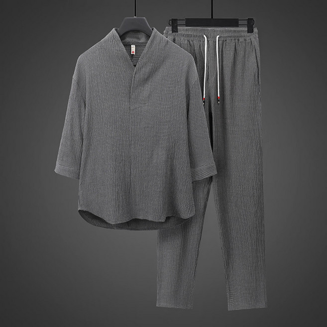 레넬 편한 남성 개량 생활 한복 세트