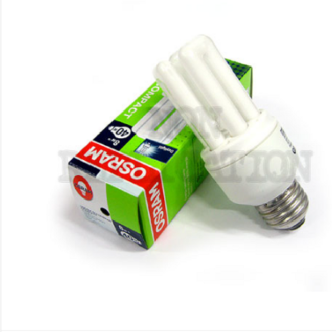 오스람 8W 11W 15W 20W 23W DULUX EL타입 삼파장 전구 램프 조명, 23W/전구색, 1개