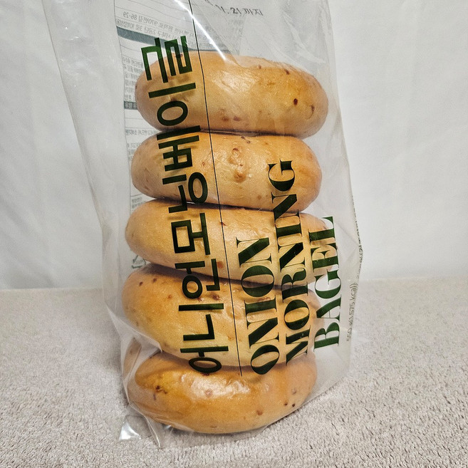 신세계푸드 어니언 모닝 베이글, 550g, 1개