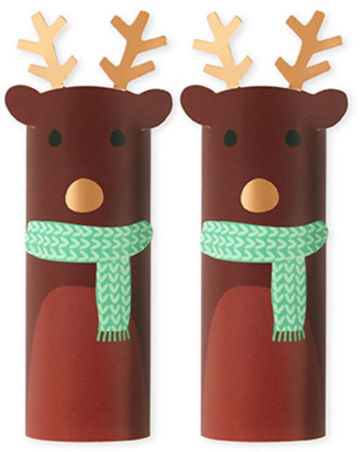 [인디케이] 크리스마스 루돌프 데코페이퍼 소 10개 [상품군]