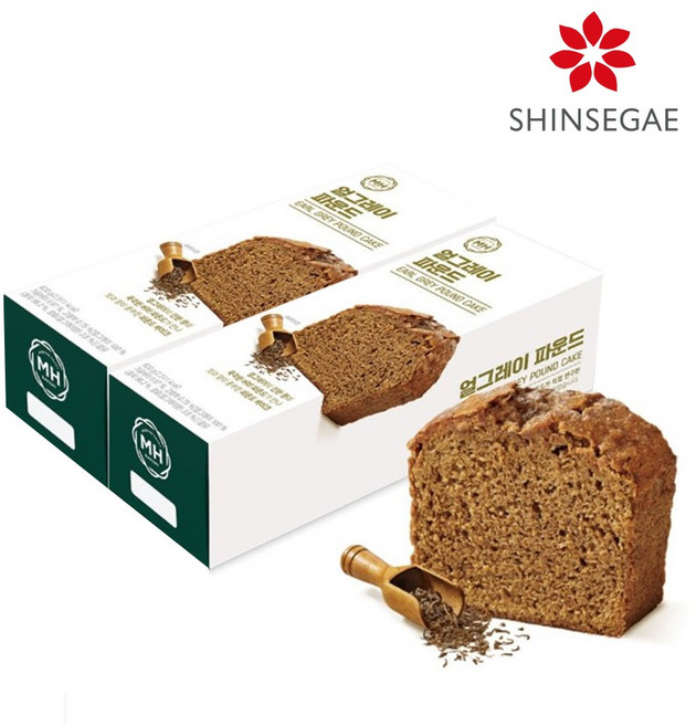 밀크앤허니 파운드케이크 얼그레이파운드+얼그레이파운드, 1.24kg, 1세트