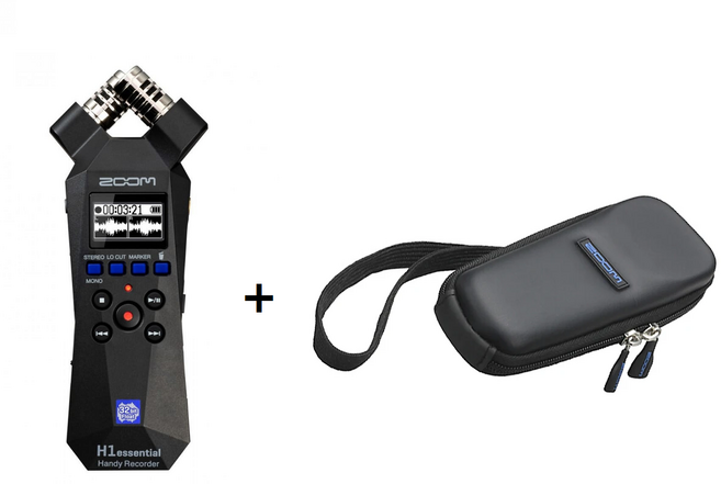 H1essential 핸디녹음기 *정품케이스포함* 줌 [정품] ZOOM 레코더 32bit H1E