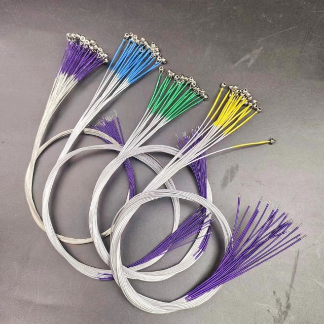 10 세트 고급 바이올린 현 4/4-3/4 크기 중간 소프트 전문 바이올린 현 E A D G 바이올린 로프 코드