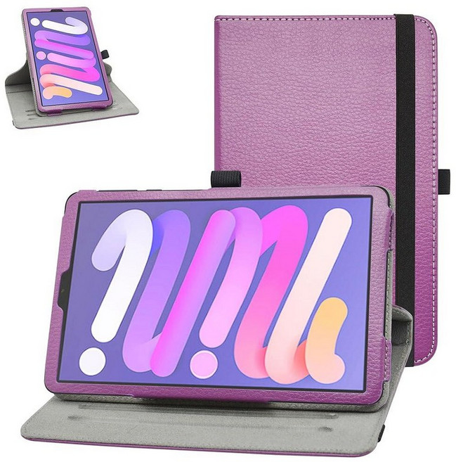 Mama Mouth iPlay60 미니/프로 케이스 DOOGEE T20 Mini/T20/ALLDOCUBE iPlay 50 미니 프로/8.4인치 태블릿용 귀여운 패턴 커버가 있, 퍼플