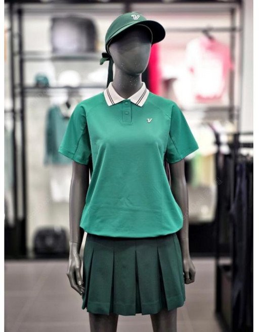 볼빅 여성 밑단 스트링 티셔츠 VLTSQ301_GE