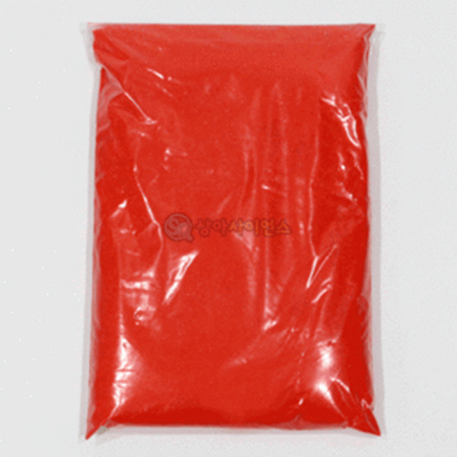모래시계용 색모래 (1KG 규격 선택), _19726_빨강