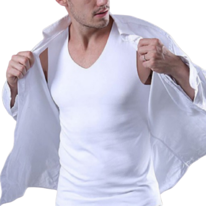 [1세트추가증정] 남자 심리스 런닝 6세트 냉감 에어 v넥 무봉제 나시